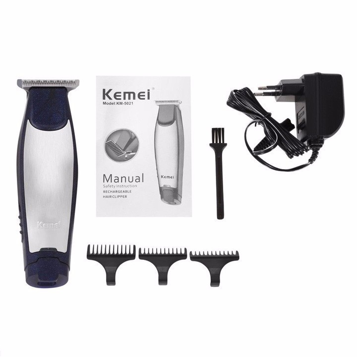 Tông Đơ Cắt Tóc Cạo Viền, Máy Bấm Viền Kemei KM-5021