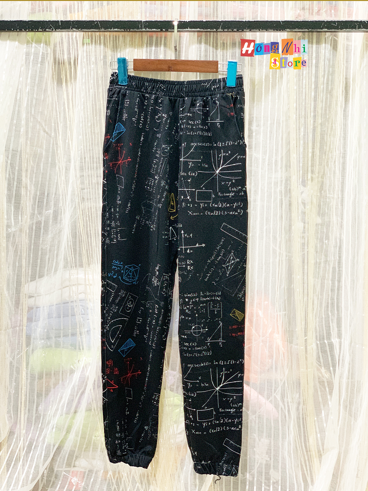 Quần Jogger Cartoon Pant Unisex , Quần Hoạt Hình Dài Lưng Thun Bo Lai - MM