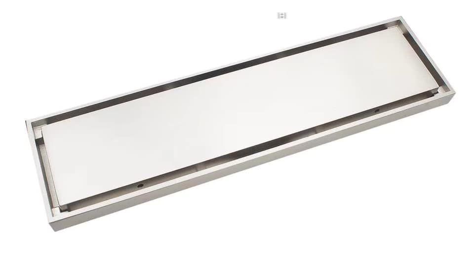 Thoát sàn hình chữ nhật dáng dài inox sus 304 kích thước 60x10cm