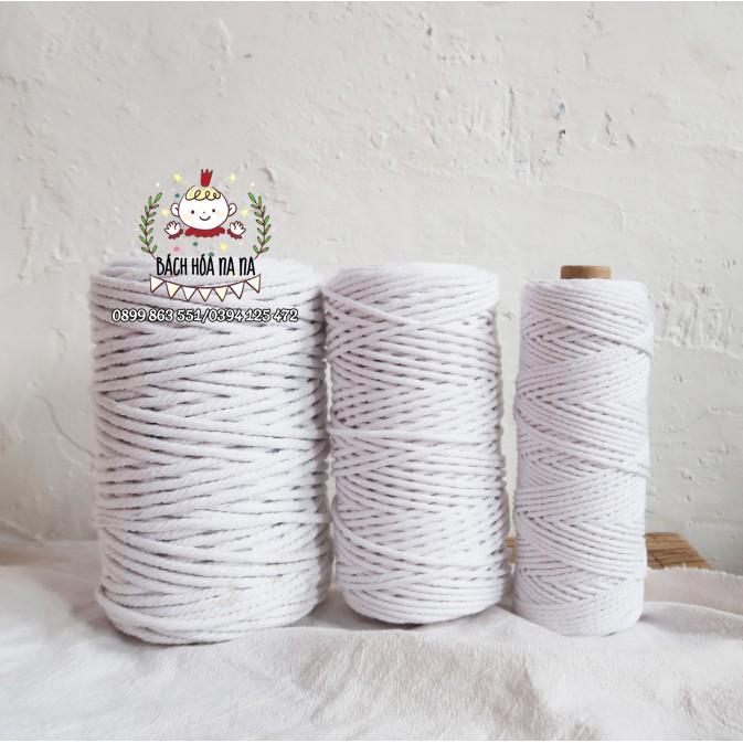 Dây thừng macrame màu 3mm- FULL COLOR - MUA SỈ IB - BÁCH HÓA NA NA