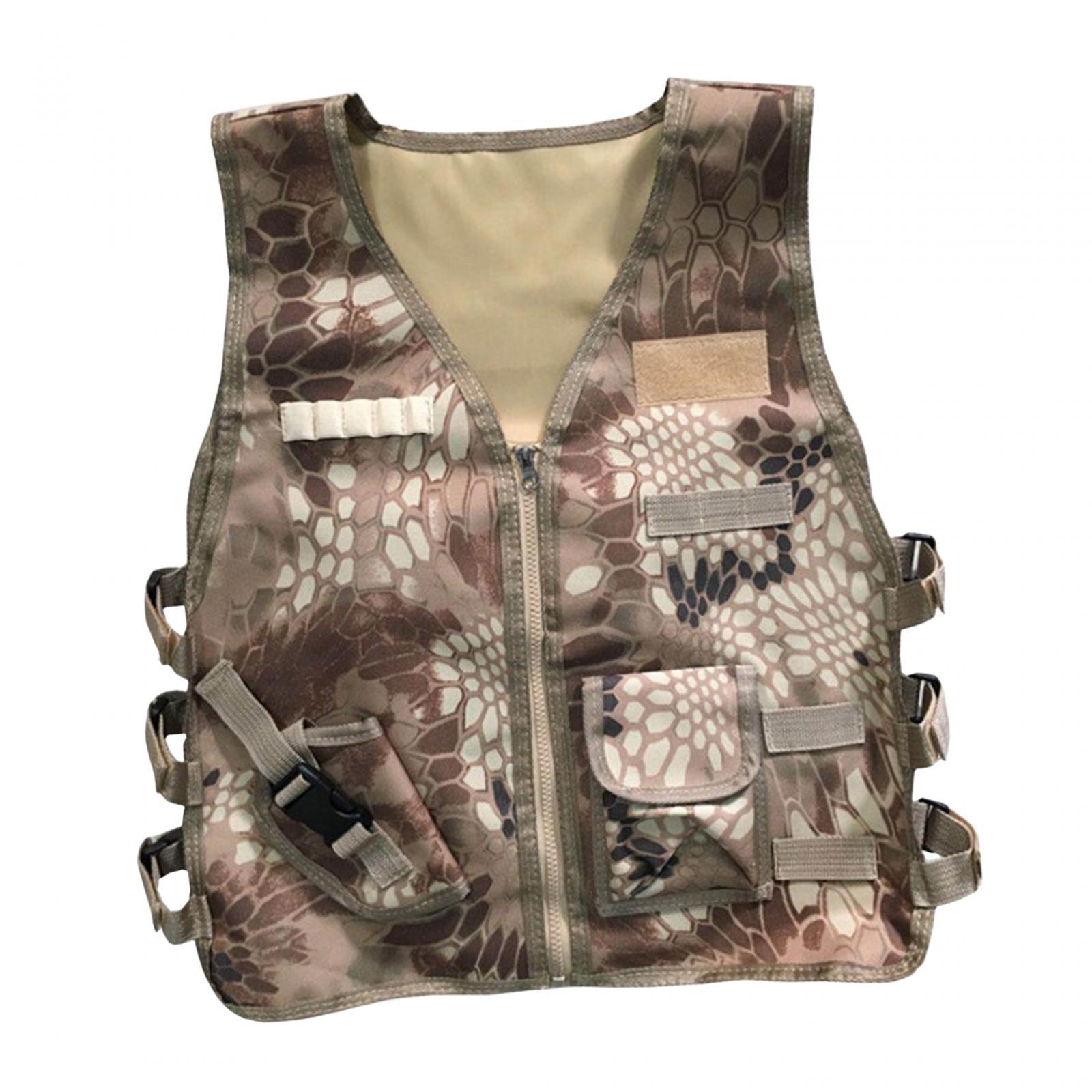 Children Outdoor Vest Breathable Kids Cargo Vest for Role Play