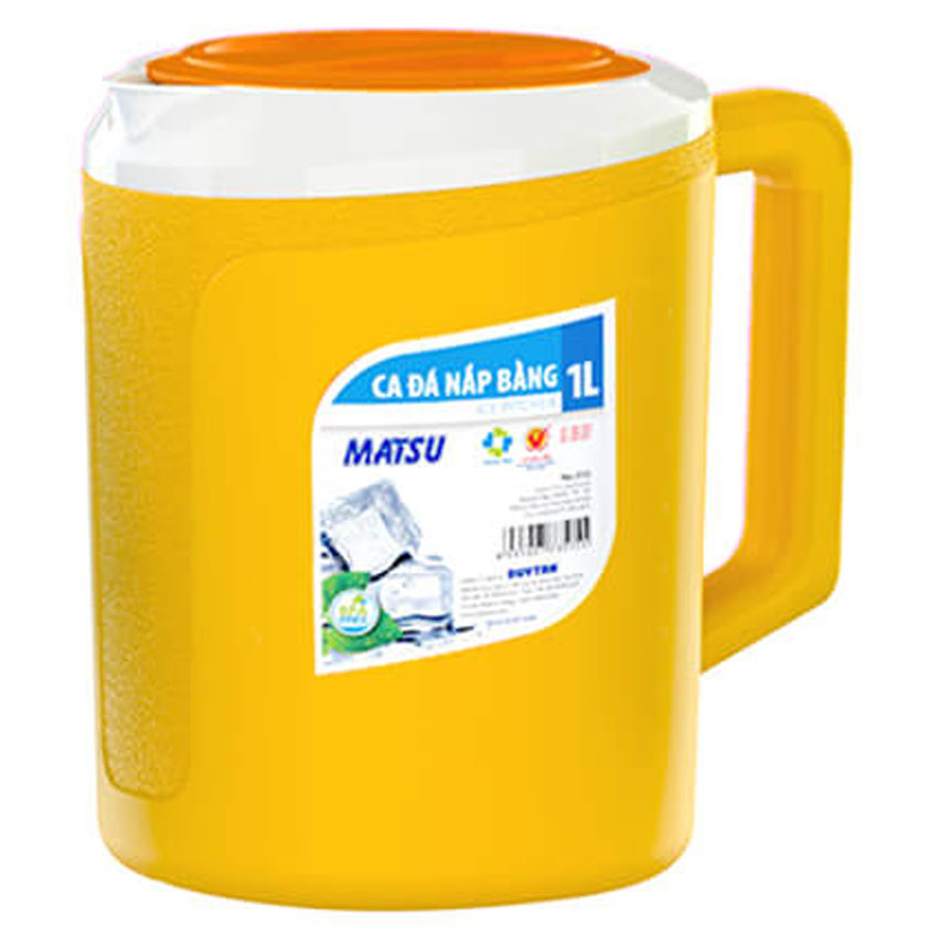 Ca đá nắp bằng 1 lít Duy Tân No.515 màu ngẫu nhiên