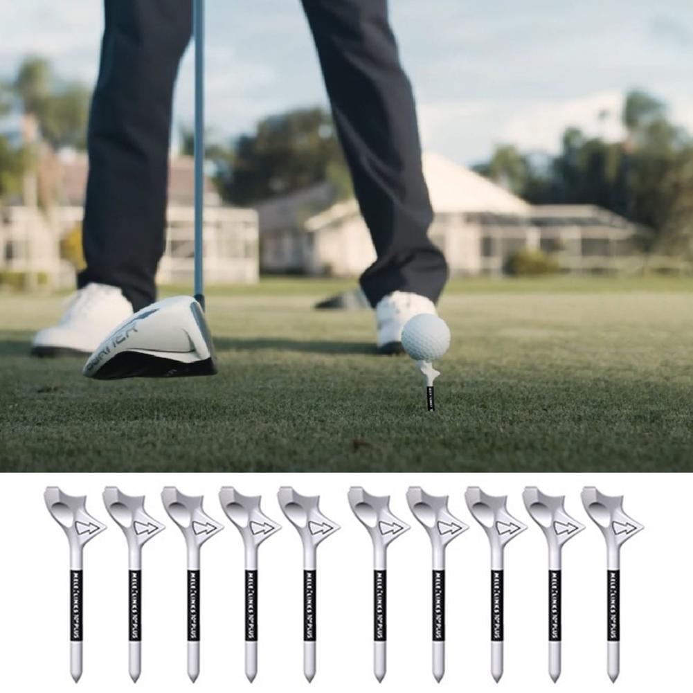 10 Cái Tăng Khoảng Cách 10 Độ Golf Tee Chèn Xiên Bóng Golf Chuyên Nghiệp Tee Phụ Kiện Golf Màu Sắc: 10 Cái