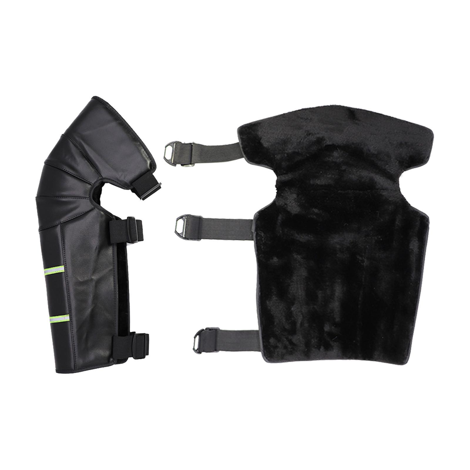 2x Knee Pads Guards Leggings Motorcycles Protective Gear Adjustable Scooter