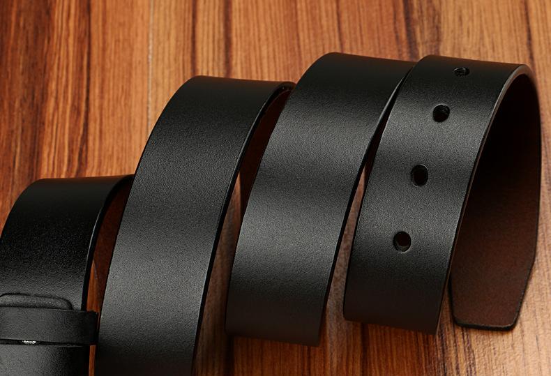 Thắt lưng nam da bò THẬT 100% khóa kim cao cấp - Dây nịt nam