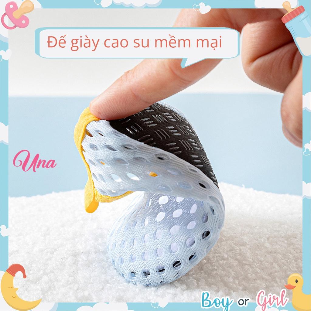 Giày Tập Đi Cho Bé Trai Bé Gái Chống Trượt Đế Mềm Mại U12