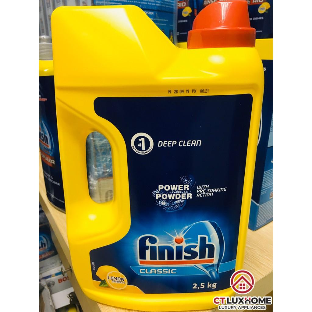 Bột rửa bát Finish hương chanh 2.5kg 