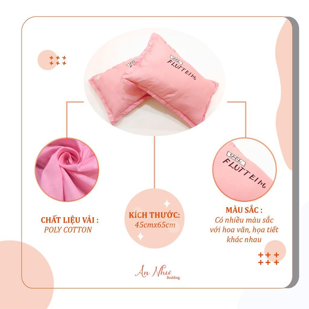 Vỏ gối nằm 45x65 cotton poly cute