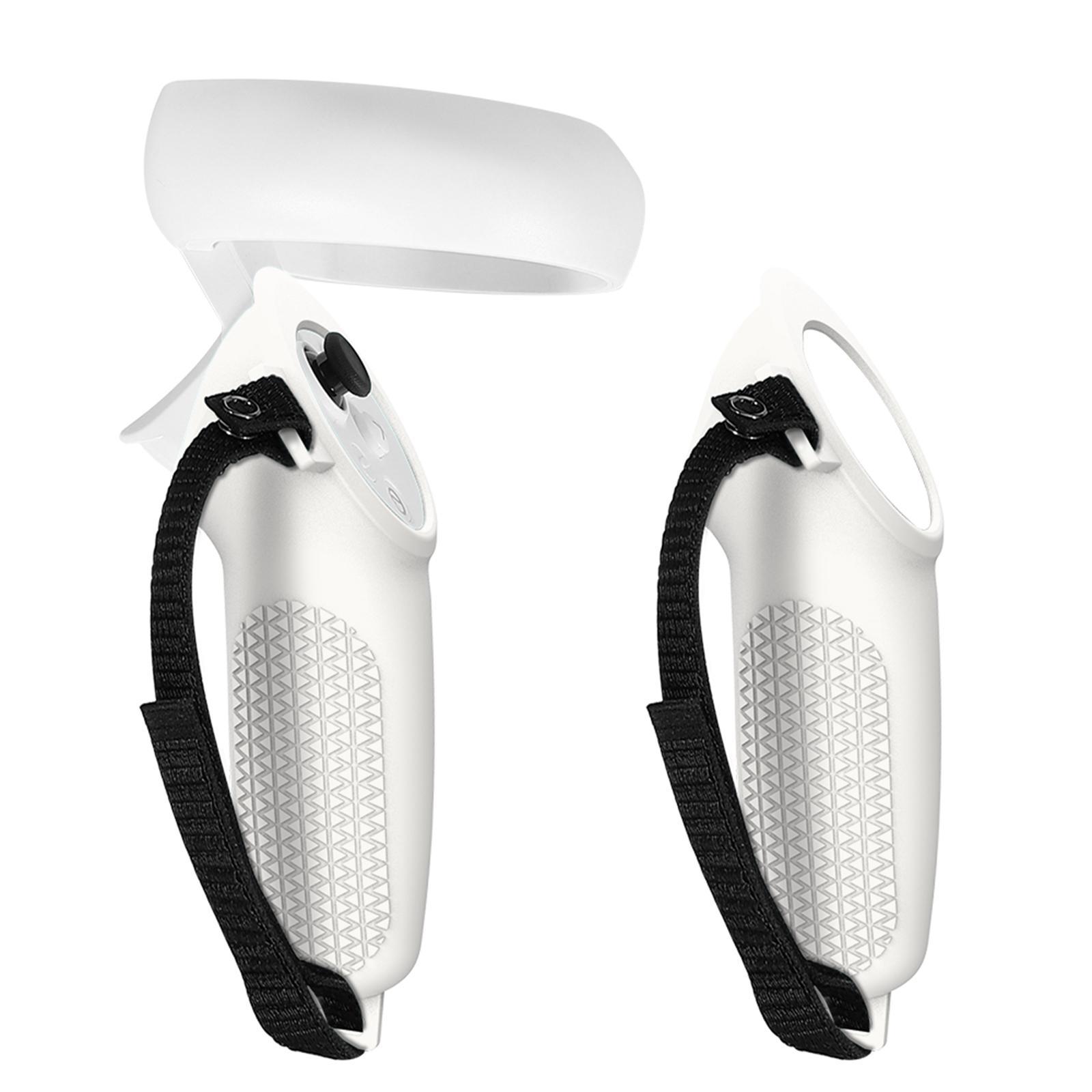 2Pcs Grip Cover, for Neo 3, Touch Controller Grip Accessories, Anti-Throw Handle Protective Sleeve with Adjustable Hand Strap
