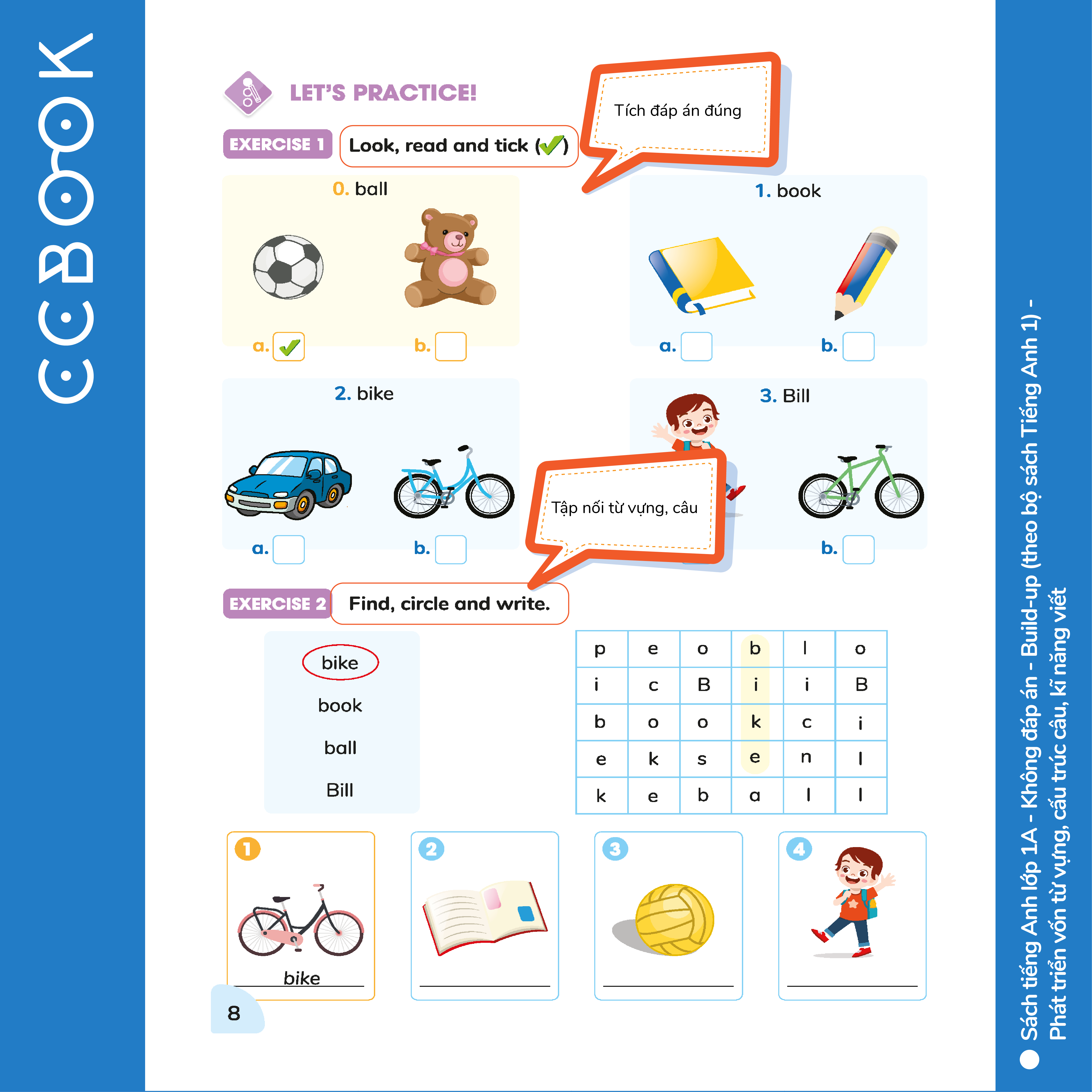 Build-up 1A Phát triển vốn từ vựng, cấu trúc câu, kĩ năng viết