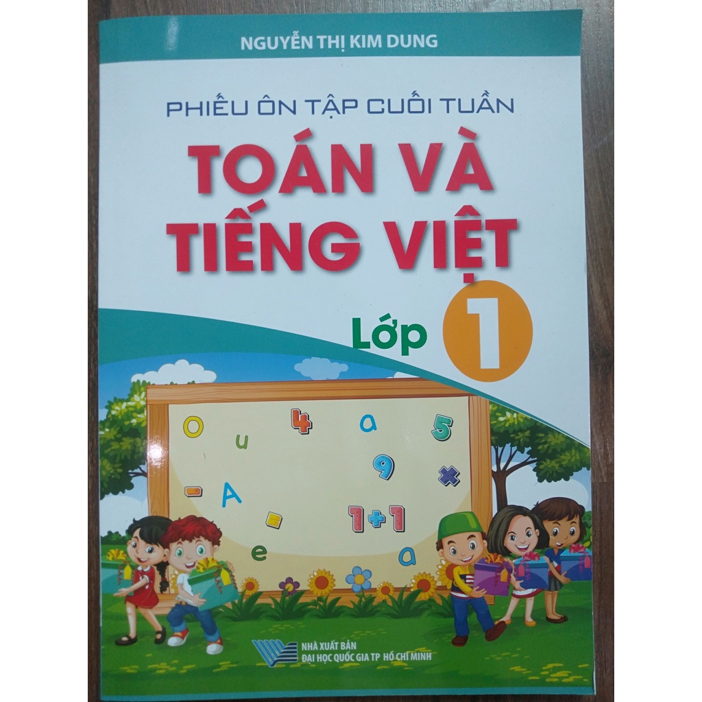 Sách - Phiếu Ôn Tập Cuối Tuần Toán Tiếng Việt Lớp 1 - chân trời sáng tạo