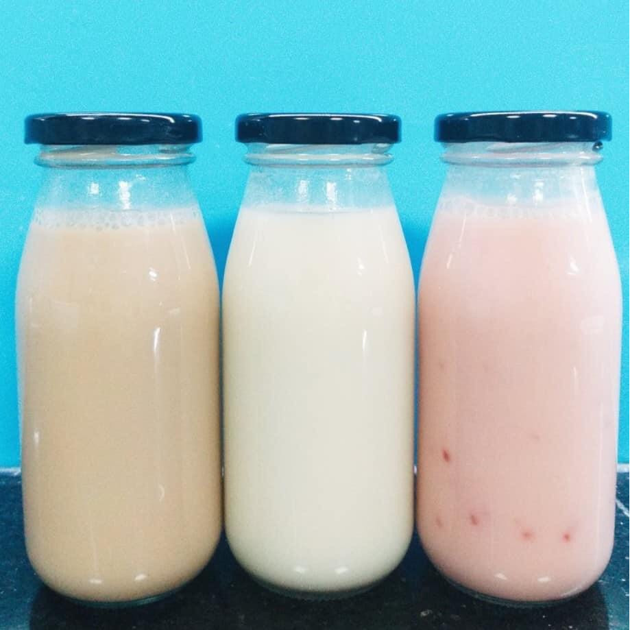 Sét 6 chai thủy tinh đựng nước ép, sữa hạt cao cấp_250ml