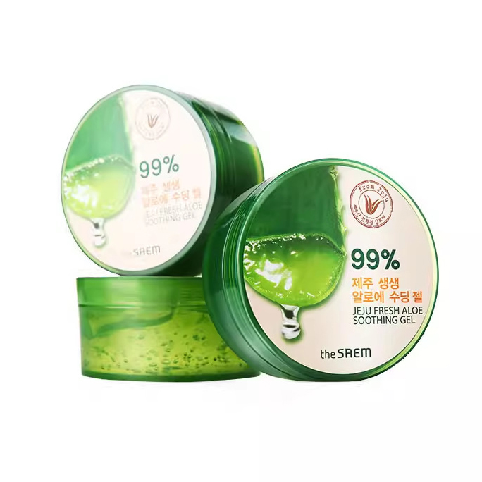 Gel dưỡng nha đam đa năng THE SAEM Jeju Fresh 99% Aloe Soothing Gel Hàn Quốc 300g