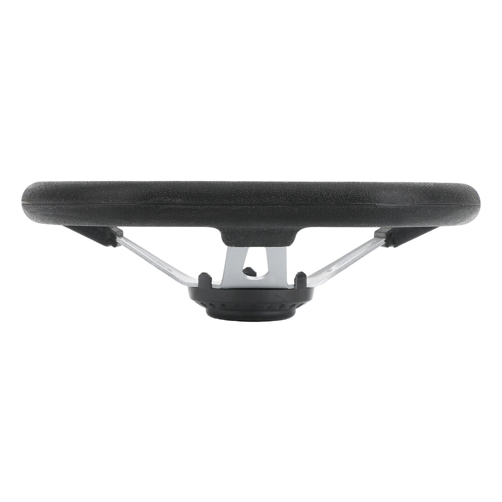 270MM Classic Steering Wheel for Beach Kart Go Kart Buggy Part Accessories - Black