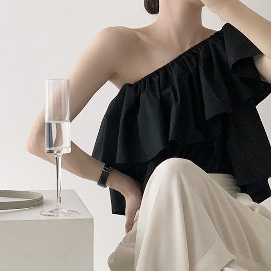 Áo Lệch Vai Tiểu Thư,Áo Lệch Vai Đi Biển, Áo Lệch Vai Sang Chảnh, Áo Lệch Vai Bèo_A8
