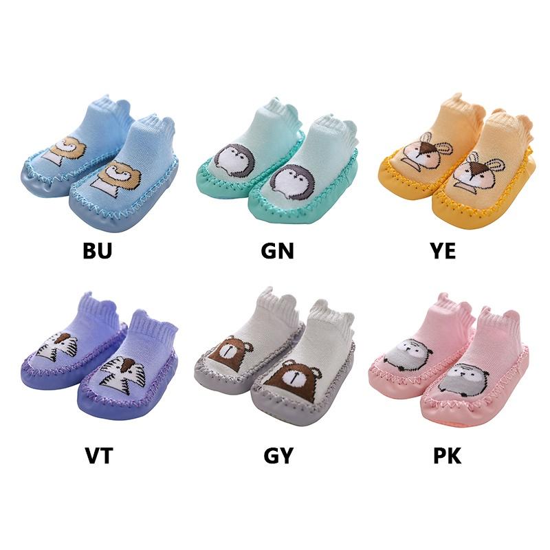 Giày Vớ Chống Trượt Thiết Kế Xinh Xắn Cho Bé Tập Đi