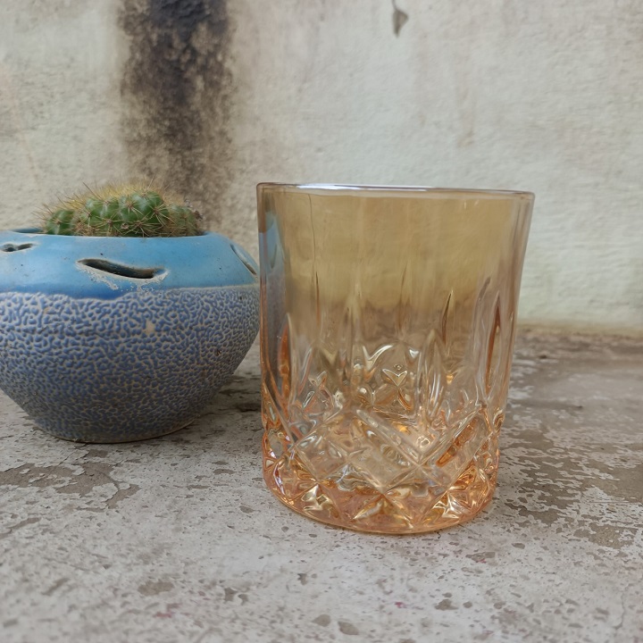 Ly thủy tinh pha lê dung tích 218ml dầy đáy ,uống cocktail cao cấp