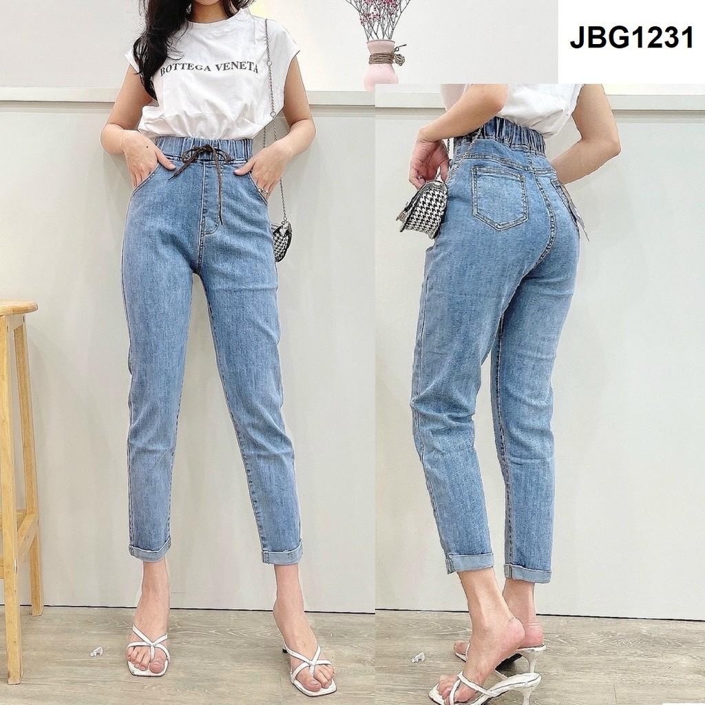 Quần Jeans Baggy Lưng Thun Co Giãn JBG1231