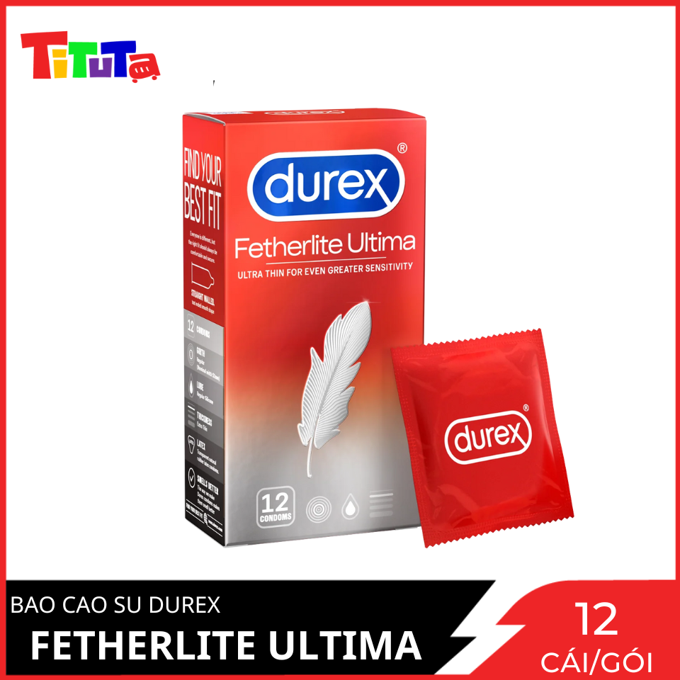 Bao cao su Durex Fetherlite Ultima Hộp 12 Bao