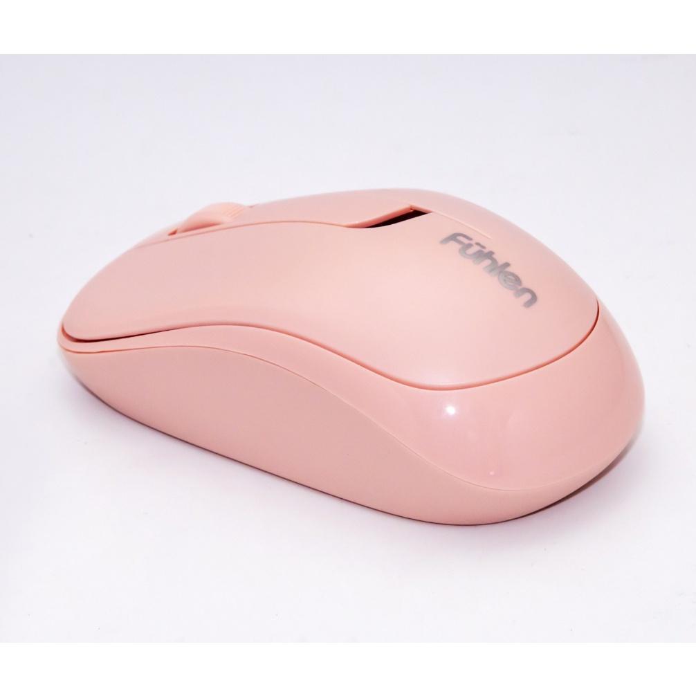 Chuột không dây USB Fuhlen A09B Pink màu hồng New- Hàng Chính Hãng - BH 12T