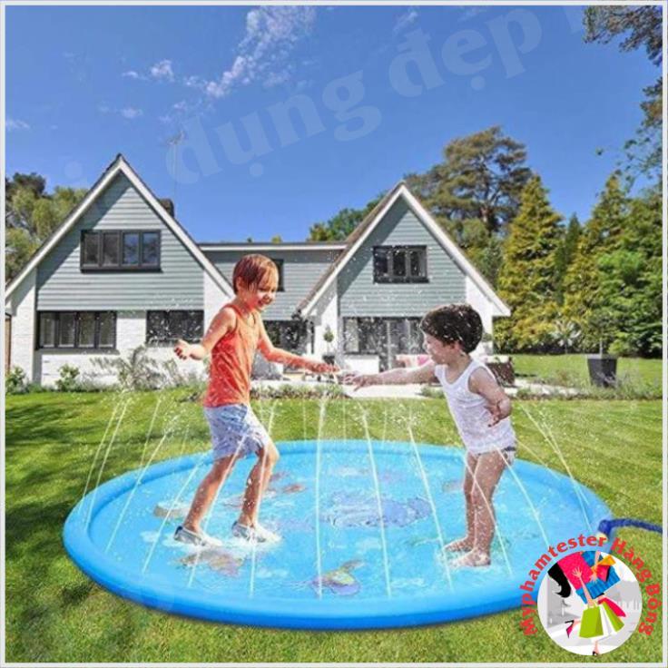 Đệm phao phun nước cho bé Đệm phao phun nước cho bé KT:1m7