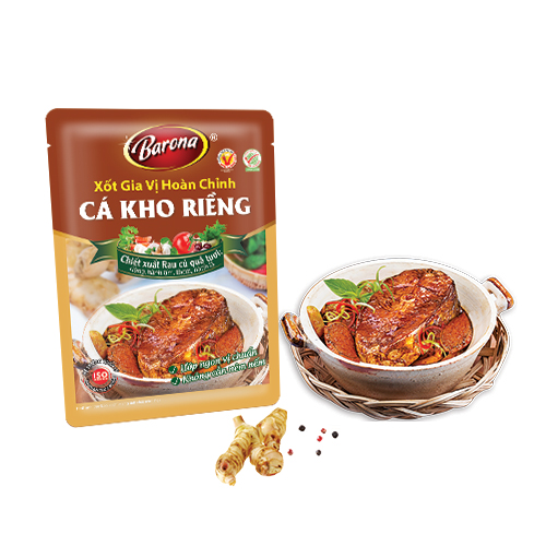 Xốt Gia Vị Hoàn Chỉnh Barona - Kho Riềng 80g