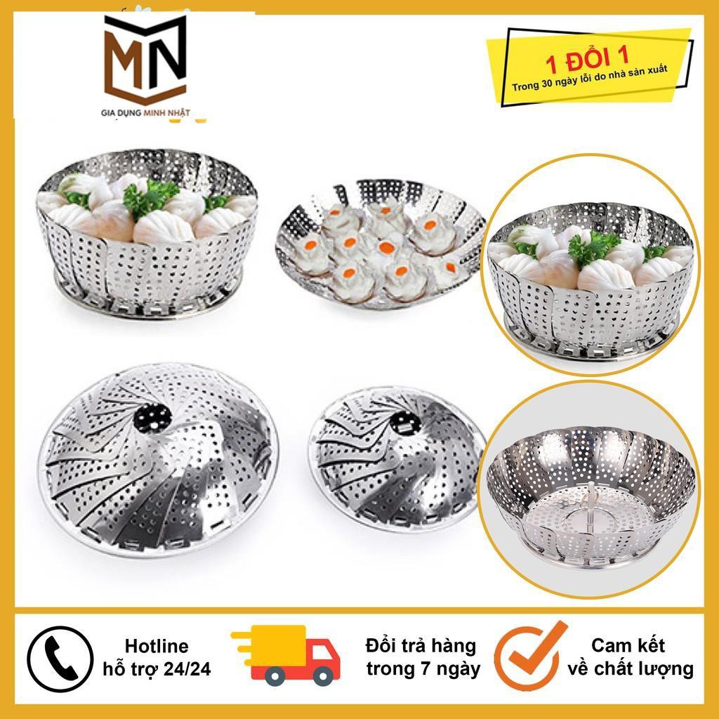 Vỉ Hấp Thực Phẩm, Đồ Xôi, Hấp Bánh Inox Cánh Xèo, Gấp Gọn Đa Năng Tiện Dụng Cho Căn Bếp Nhà Bạn