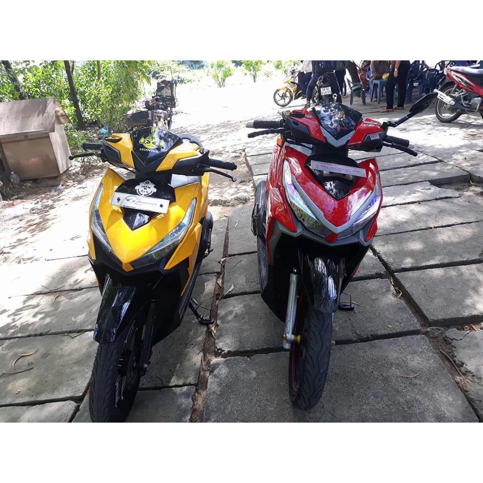 Phụ kiện trang trí xe chữ Click Titanium