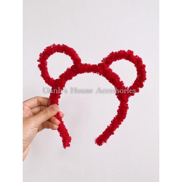 Bờm tóc tai gấu, tai thỏ lông xù