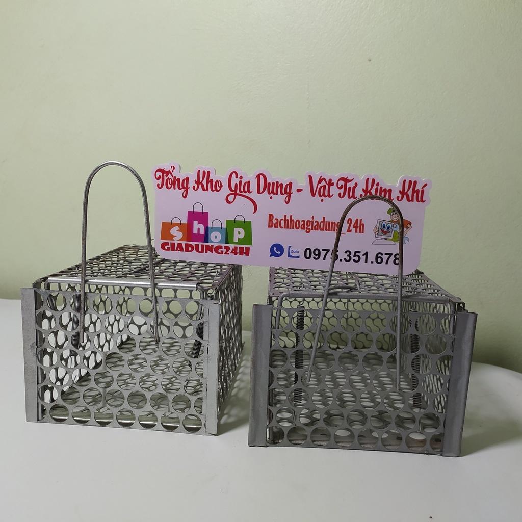 Bẫy chuột lồng sắt cỡ nhỡ 28 x15x15cm -hàng sắt Nam Đinh Có thể tái sử dụng-Giadung24h