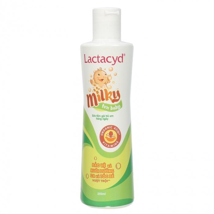 Sữa tắm gội cho bé Lactacyd Milky 250ml-500ml