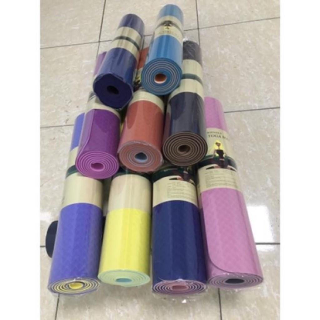 THẢM TẬP YOGA TPE THẢM TẬP GYM 2 LỚP CAO CẤP