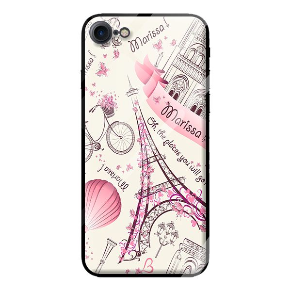 Ốp kính cường lực cho iPhone 7 nền 014 - Hàng chính hãng