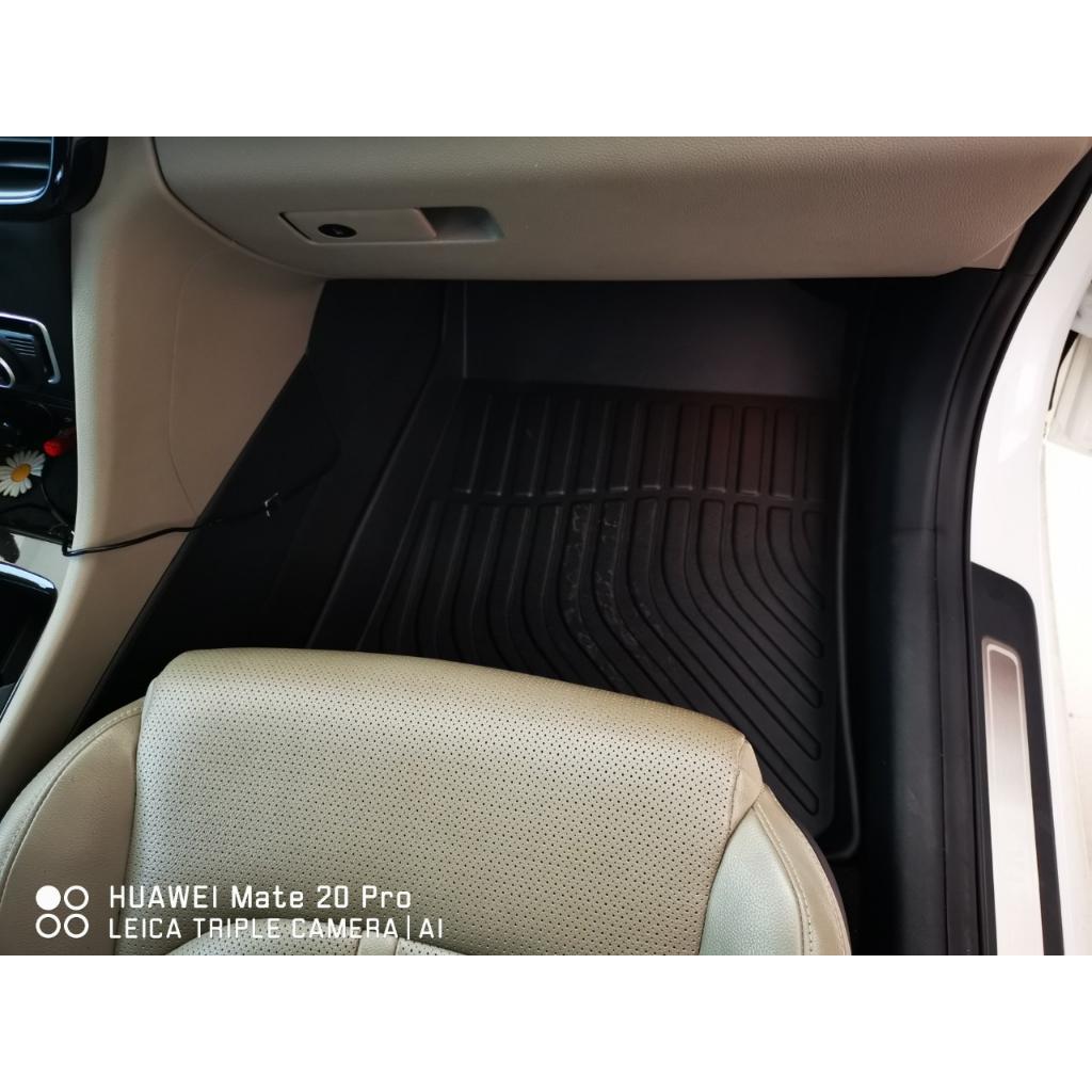 Kia Optima- Thảm lót sàn xe ô tô Kia Optima 2016- 2020 Nhãn hiệu Macsim chất liệu nhựa TPE màu đen hàng loại 2