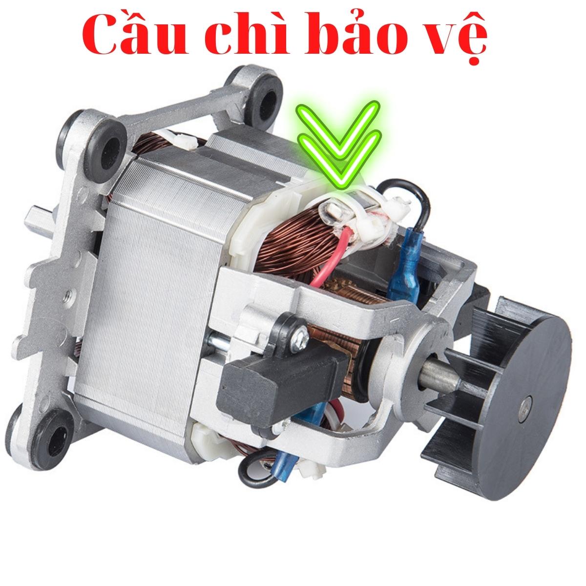 Mô tơ máy xay sinh tố công nghiệp 2200w bằng dây đồng, dùng cho tốt cả các máy sinh tố công suất lớn