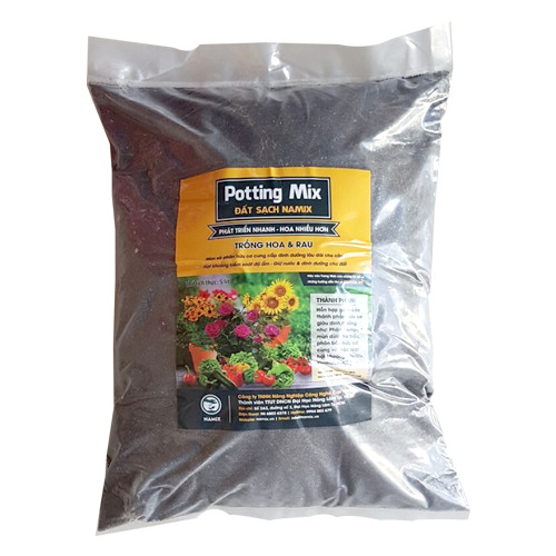 TÚI 5 DM3 - ĐẤT SẠCH POTTING NAMIX - NẶNG 2 KG