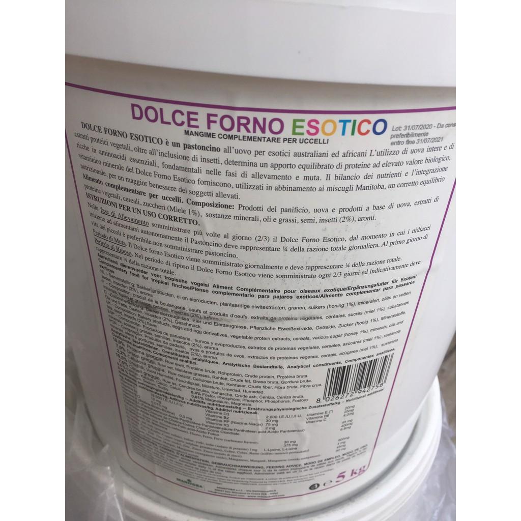 Cám trứng cao cấp ESOTICO cho finch, bảy màu, manh manh gói 1kg