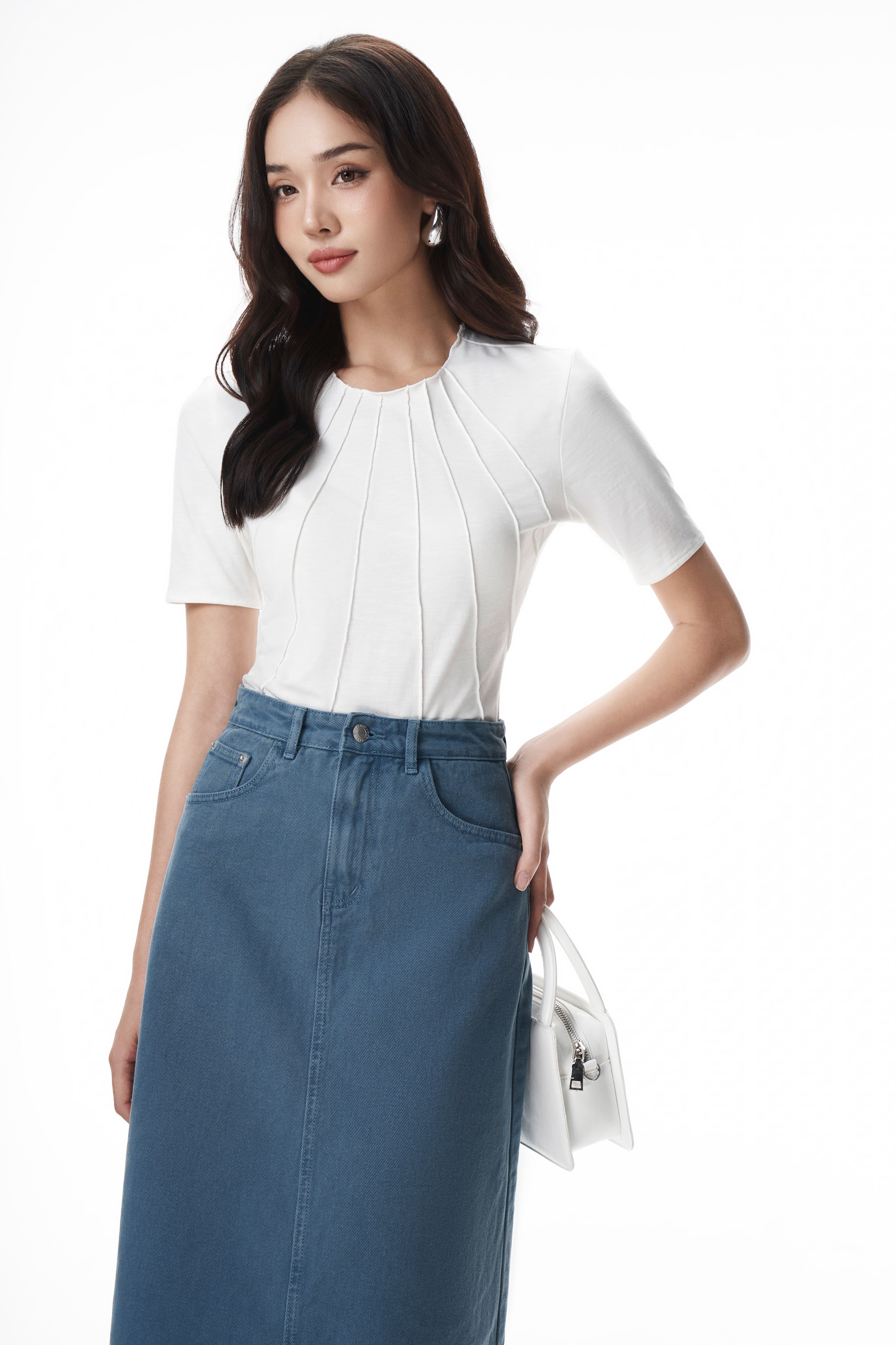 OLV - Chân váy Nathalia Denim Skirt
