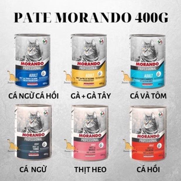 Pate Morando Professional cho mèo. Pate Ý Miglior Gatto cho mèo mọi lứa tuổi. Pate mèo Hộp 400g.