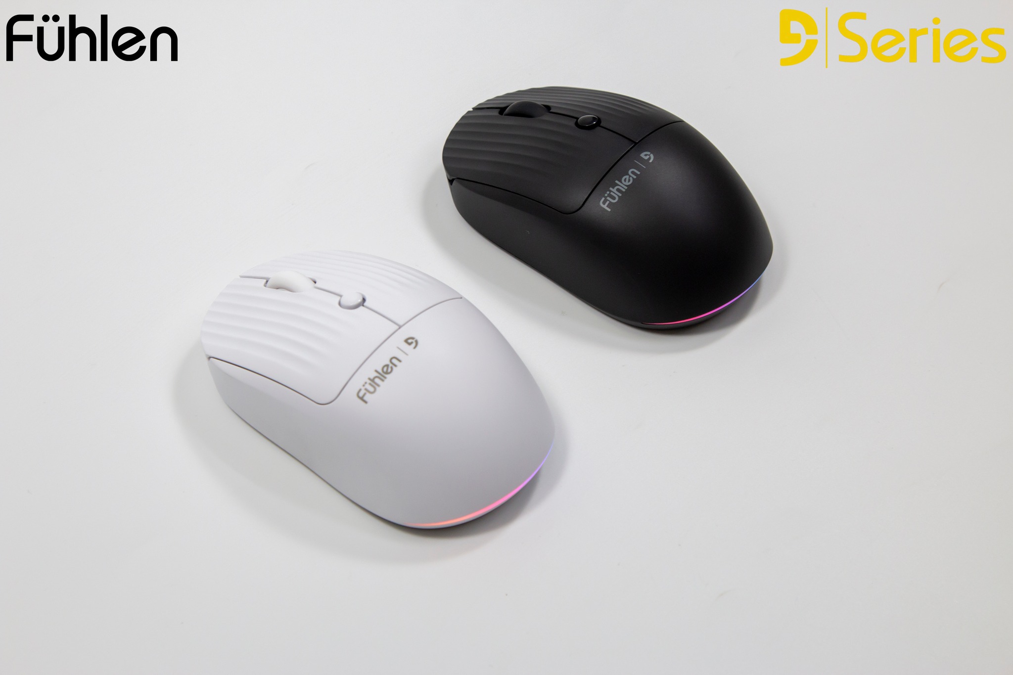 Chuột không dây Pin sạc led RGB Fuhlen M09s - Siêu bền, pin 600 mAh, Bh 2 năm- Hàng chính hãng