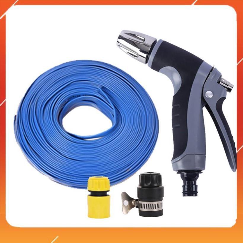 Bộ dây và vòi xịt tăng áp rửa xe tưới cây 206817