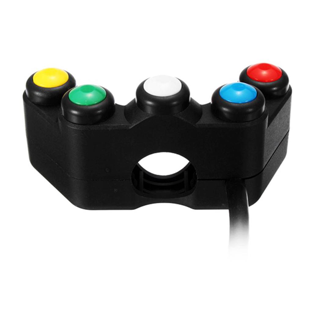 Universal Waterproof 22mm 7/8'' Handlebar Push Button Switch On/Off