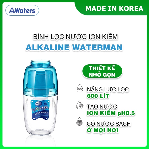 Bình Lọc Nước Ion Kiềm Alkaline Waterman - Hàng chính hãng