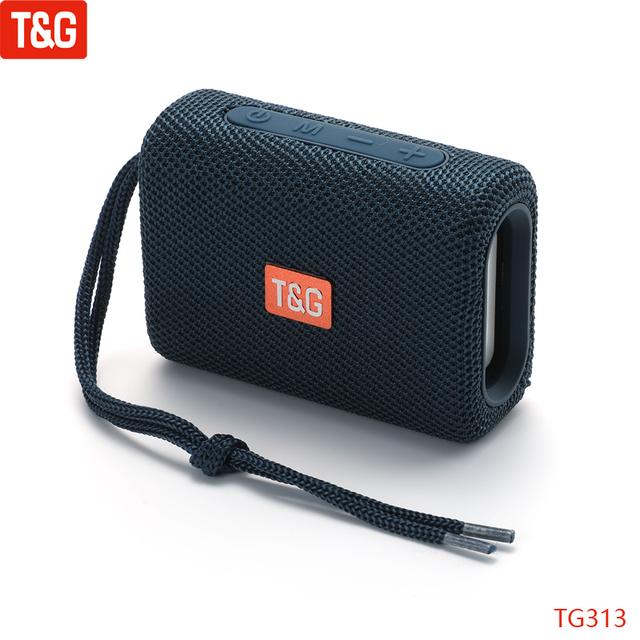 Mới TG313 Loa Di Động Loa Siêu Trầm Bass Không Dây Loa Ngoài Trời Chống Nước Boombox TF USB Loa Âm Thanh Nổi Màu sắc: xanh dương