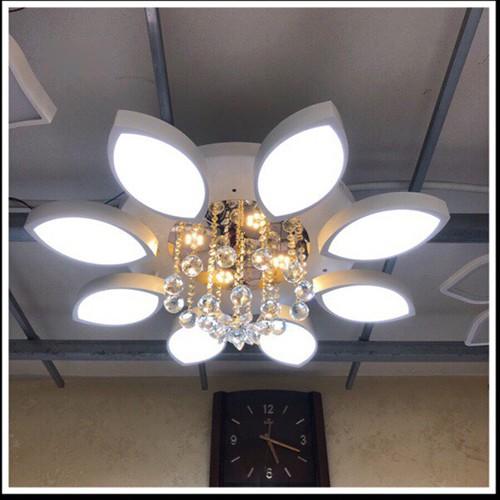 Đèn trần Led CASIANA 8 cánh 3 chế độ sáng trang trí nhà cửa - có điều khiển từ xa tiện dụng