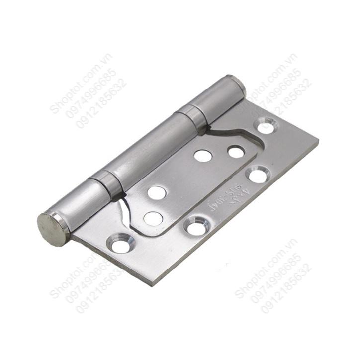 Bản lề lá âm Dương  4 inch bằng inox 304 dày 1.5mm dùng cho cửa gỗ, cửa nhựa, cửa nhôm