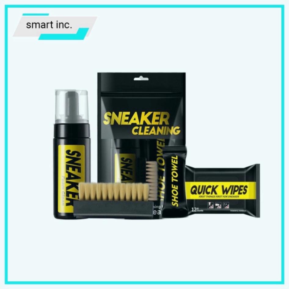 Bộ Vệ Sinh Giày Sneaker Chai Xịt Tẩy Trắng Giày Làm Sạch Vết Bẩn Đi Mưa Cleaning Kit