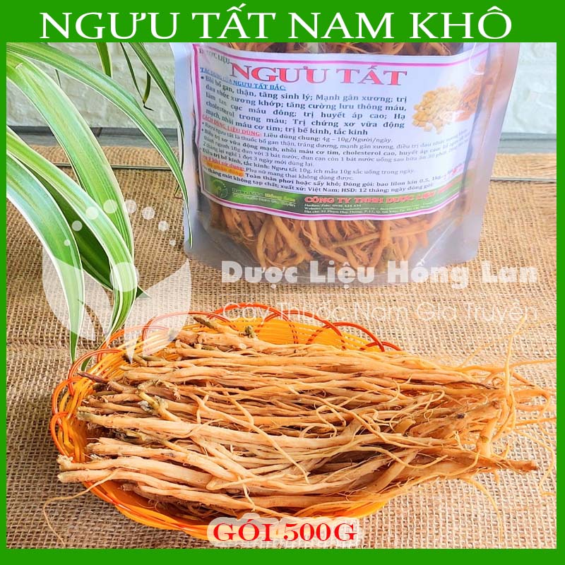 500g Ngưu Tất Nam sấy khô loại 1