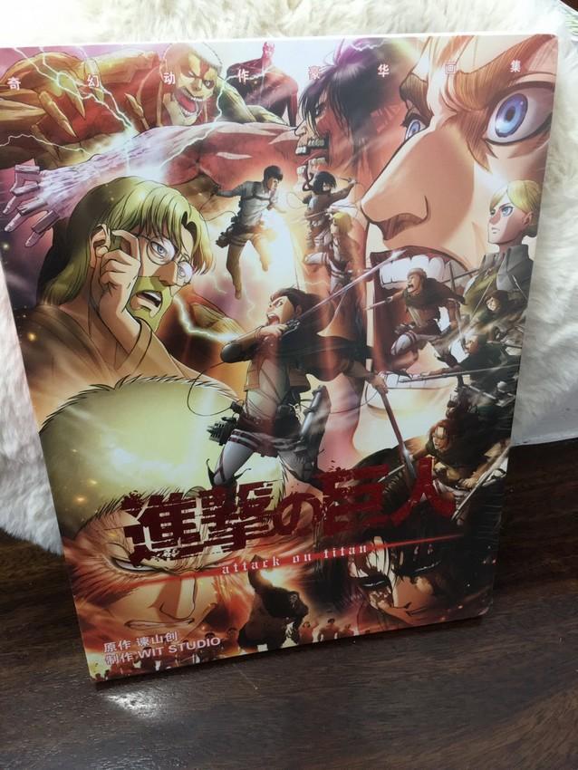 Album ảnh photobook attack on titan anime chibi quà tặng xinh xắn độc đáo