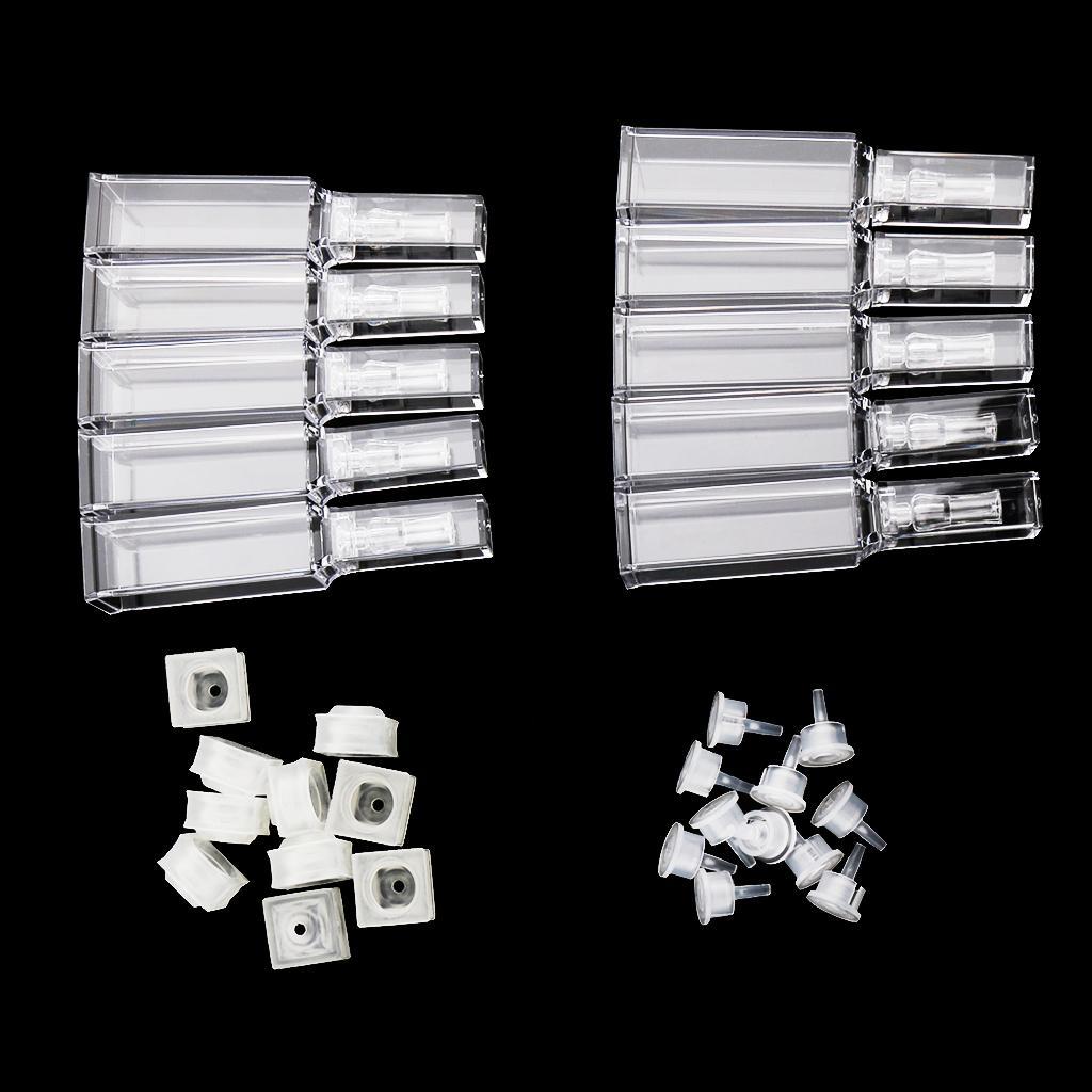 10 Pieces Transparent Disposable Sample Empty Plastic Perfume Essential Oil Cosmetic Makeup Liquid Bottles Container Vials 5ml 10ml
